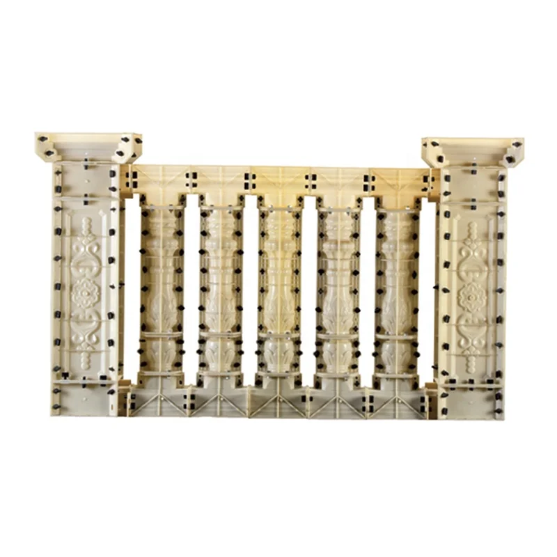 Professional sales of plastic prefabricated concrete railings mold balcony guardrail, garden railings