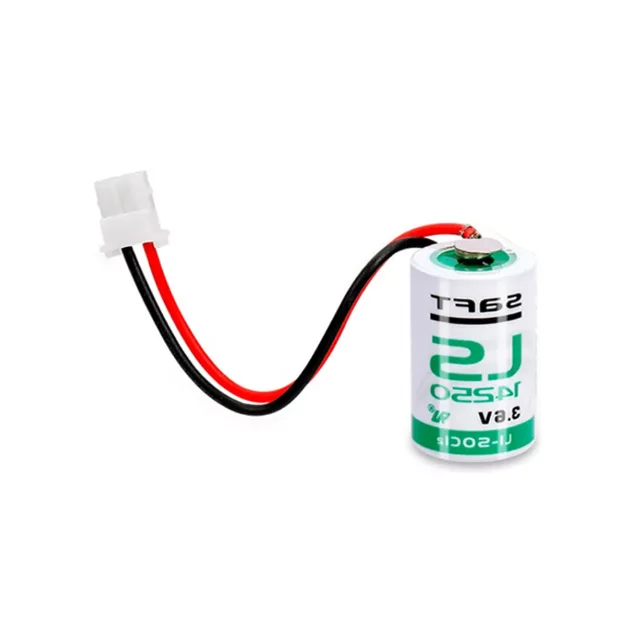 SAFT LS14250 14250 1/2AA 1/2 AA TL-5902 3.6V Primary Battery With Plug For Water Meter Electronic Equipment PLC ETC Label