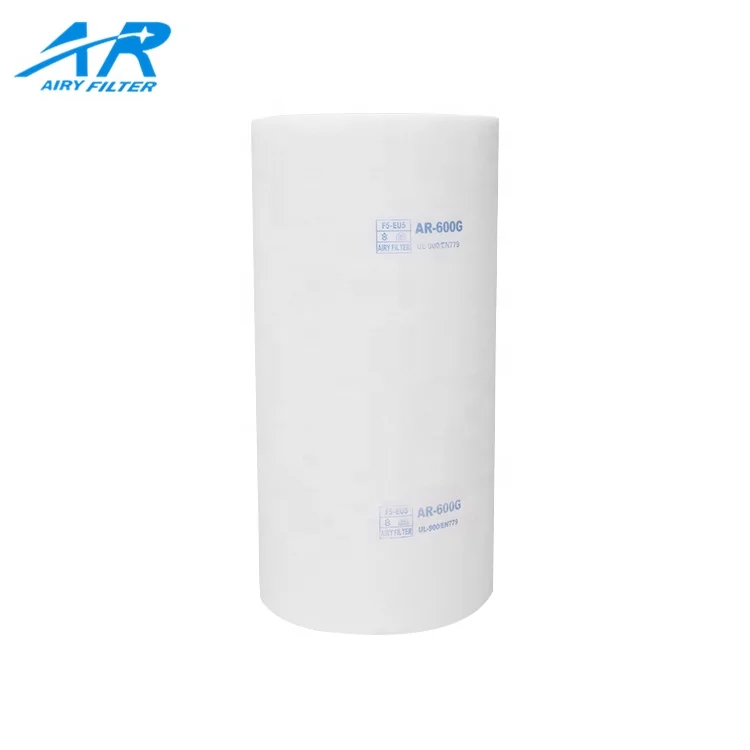 Low Energy Consumption Eu5 Roof Filter Paint Filter Paper For Cabin+ Panel spray booth ceiling filter