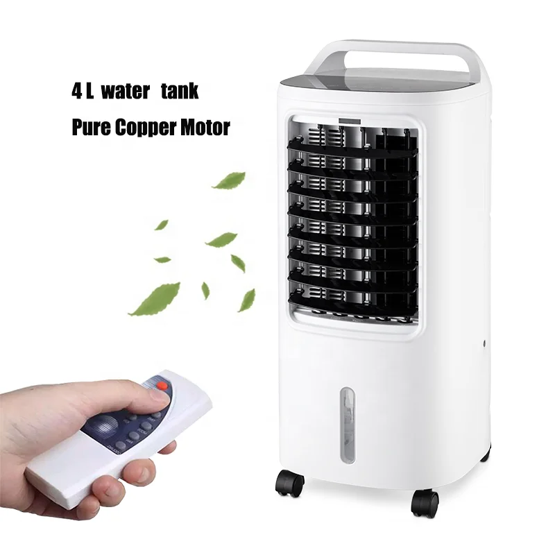 Factory Direct 4L Water Tank Touch Screen Control Panel Small Mist Mobile Air Cooler Fan For Home
