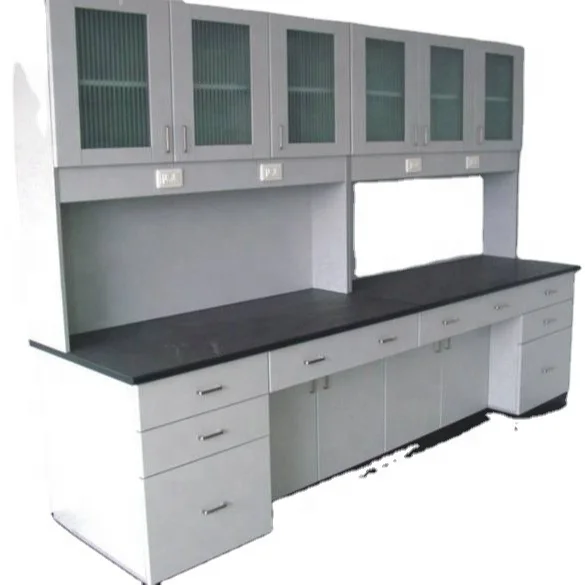 Customized Laboratory Work Station Desk Lab Furniture Fume Hood
