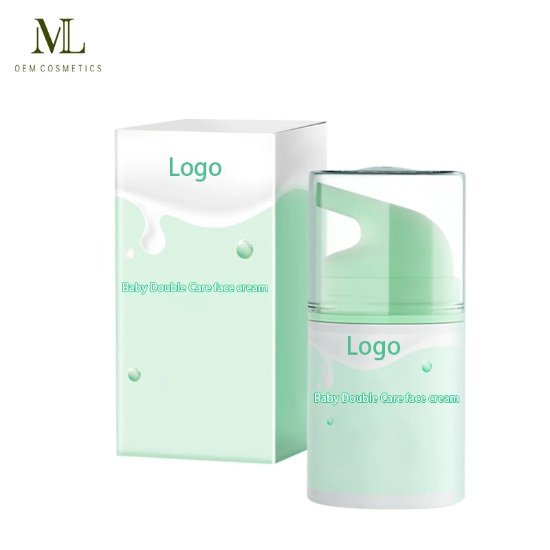 Private Label Skin Care Moisturizing Nourishing Cream Nature Green Hydrating Bady Care Milk Face Cream