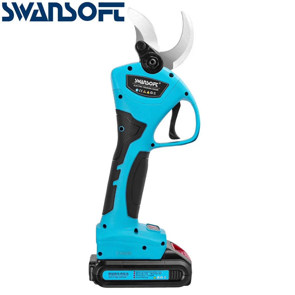 Swansoft 40 mm Lithium Cordless  Lithium Battery Powered Scissors Safe and Efficient for Household Use