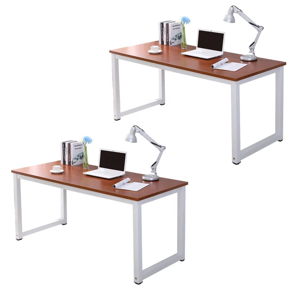 
Nordic Simple Home Bedroom Solid Portable Children Study Foldable Des Computer Desk 47 Inch With Storage Shelf 