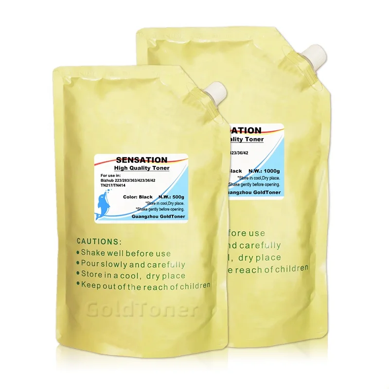 High Quality TN217 TN414 TN320 TN415 Bulk Black Toner Powder for Konica Minolta Bizhub 36 42 223 283 363 423 Copier Toner Refill