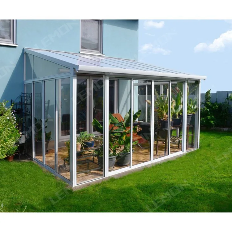 Winter garden conservatory frame prefab patio  solar aluminum sun room outdoor glass room sun room used sunroom