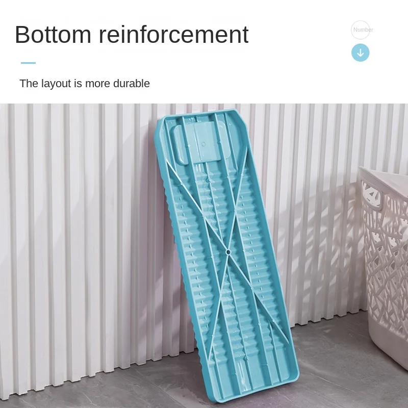 Hand Washing Scrubboard Old Fashion Scrub Washing Board Thickened Anti-slip Laundry Cleaning Board Plastic Washboard