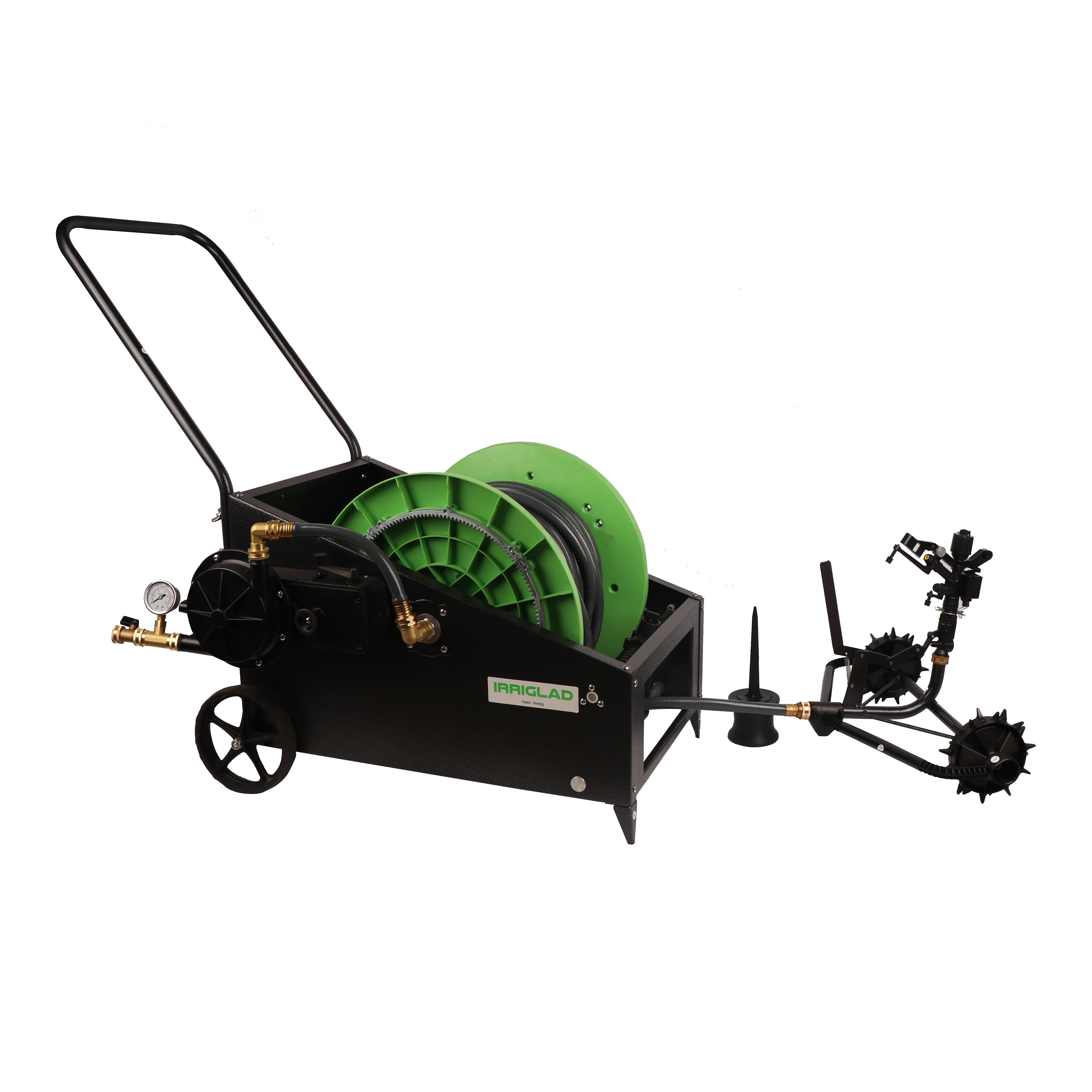 40M IR-SDBS40 Automatic Yard Planting Retractable Irrigation Travelers Irrigation Garden Water Hose Reel Cart