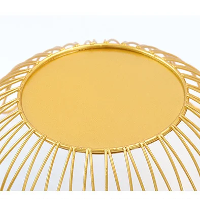 Iron Art Home Living Room Desktop Decoration New Year Gift Basket Multi-purpose Fruit Basket Fruit and Vegetable Tools