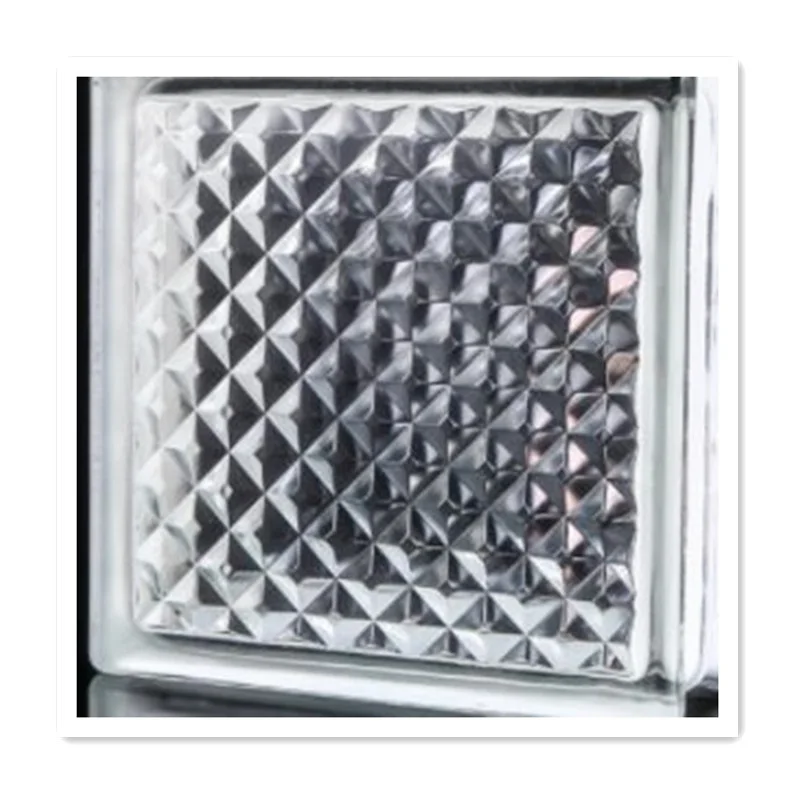 80.0mm 95.0mm clear  pink green  grey cloudy  parallel   190x190mm  145x145mm  115x115mm  hollow glass block for home decoration