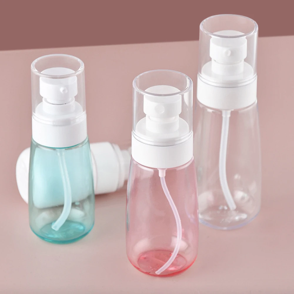 30 ml 100 ml Pink whiteTransparent Spray Bottle 60 ml Cosmetics Oil Cream Bump Bottles  Mist Spray Bottles