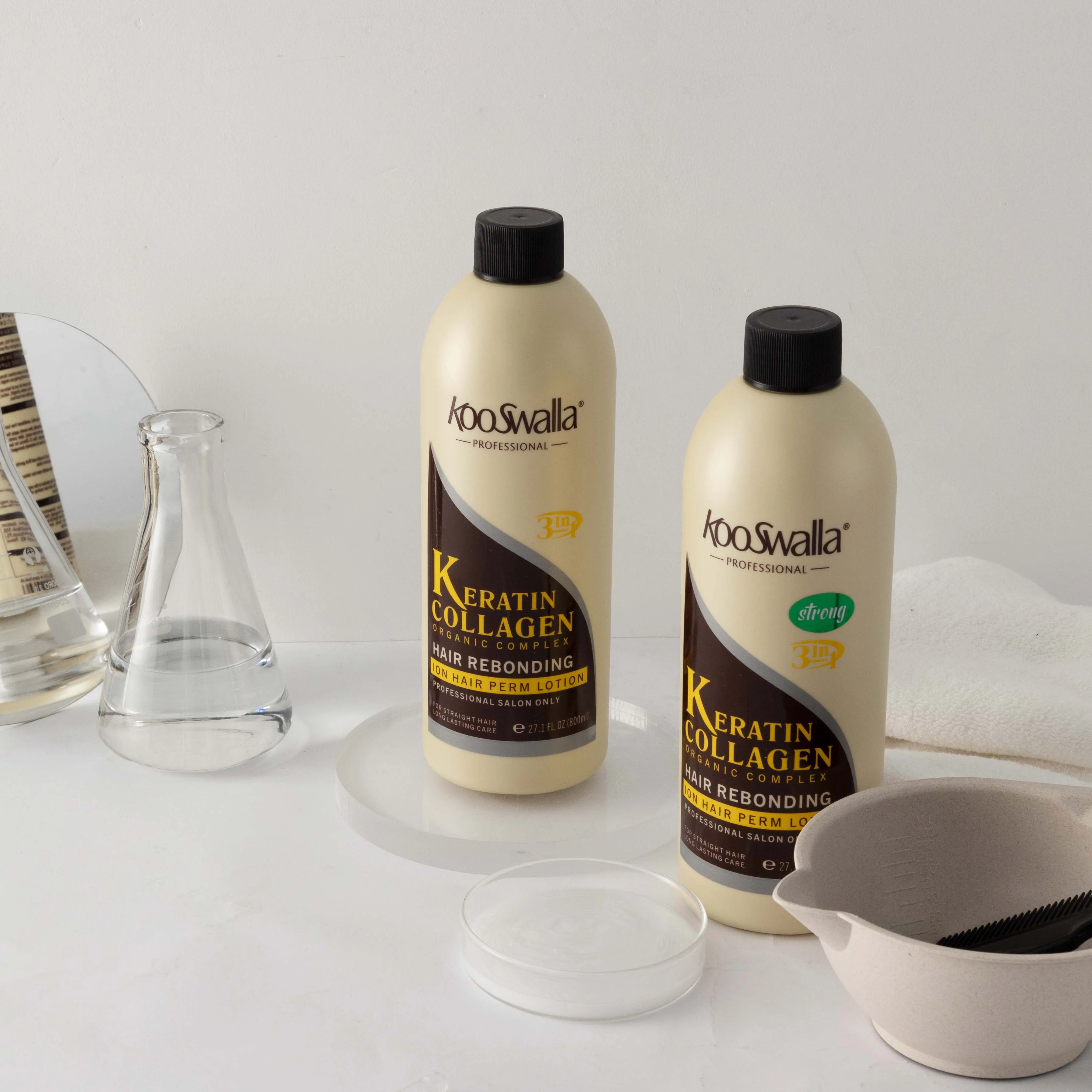 KooSwalla Australian wholesale Professional organic 3 in 1 hair rebonding cream for damaged hair