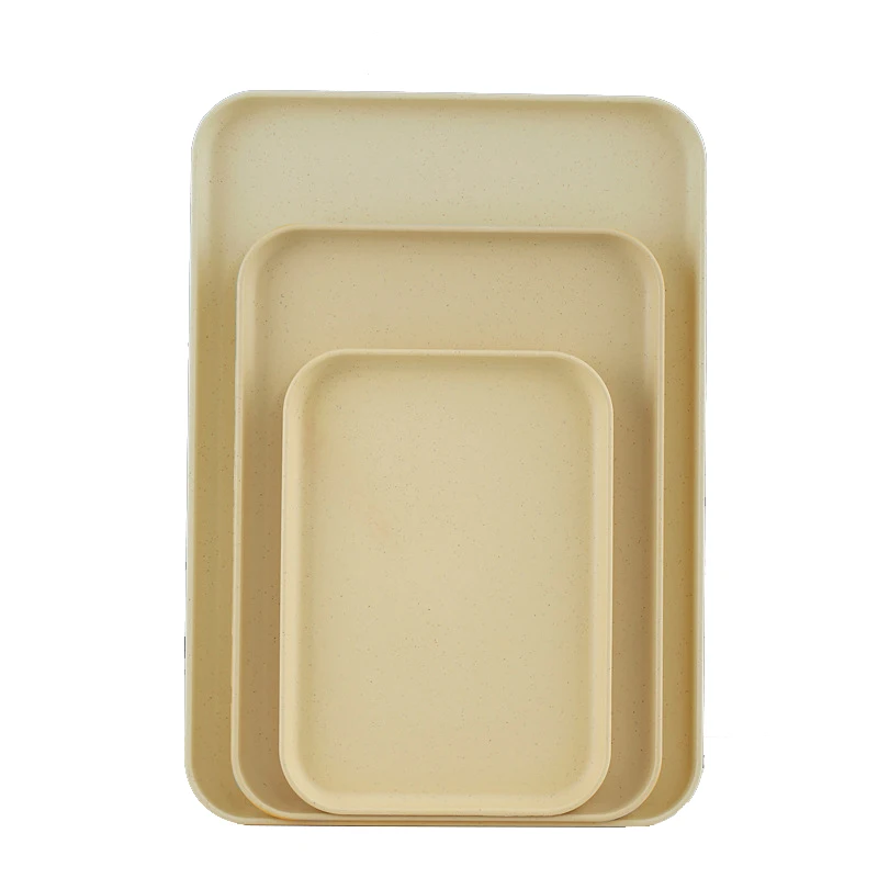 Modern Serving Tray  Customization High Quality Service Cheap Melamine Plastic Bulk Food Serving Trays   cafeteria tray