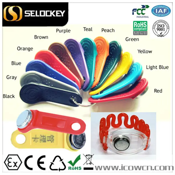 High quality factory price wholesale TM1990A in different size and color tracking ibutton smart card