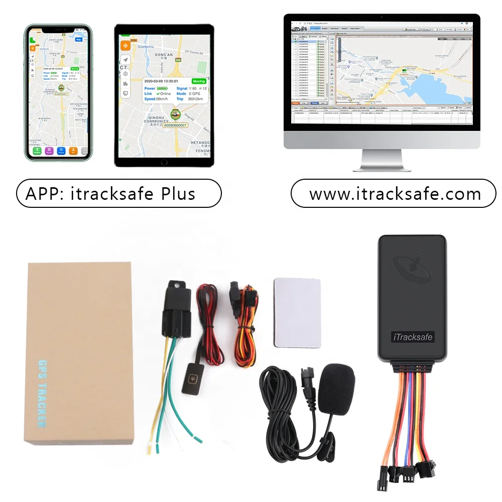 internal antenna 4G LTE WIFI AGPS GPRS GPS Tracker tracking online system with motion activated car alarm