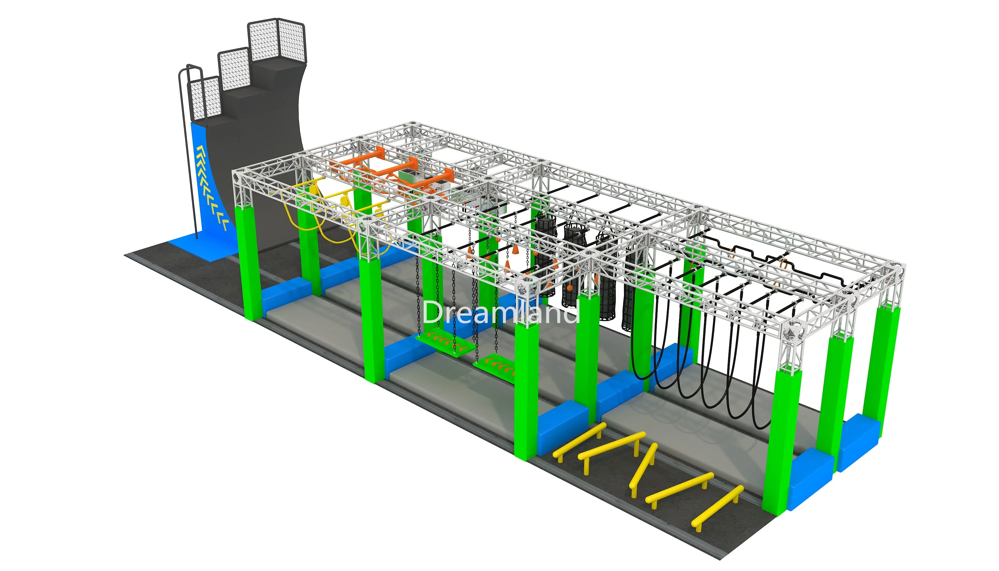 Крытый парк Американский ниндзя воин препятствия для детей для продажи взрослые и дети без защитной сети под заказ Topkidsplay принимается