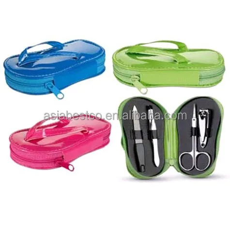 Promotional Gift Flip-flops Manicure Set / Nail Care Set
