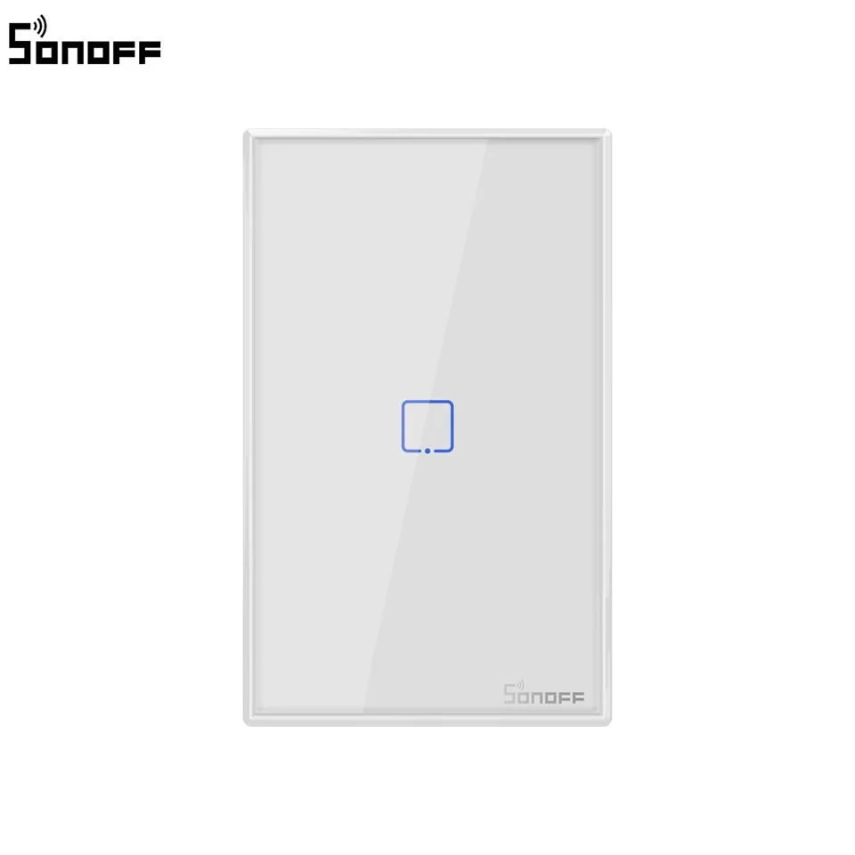  Sonoff WiFi Smart Switch T0 US 1 2 3 Gang настенная сенсорная панель Беспроводная дистанционная лампа умный дом контроллер от Alexa Google