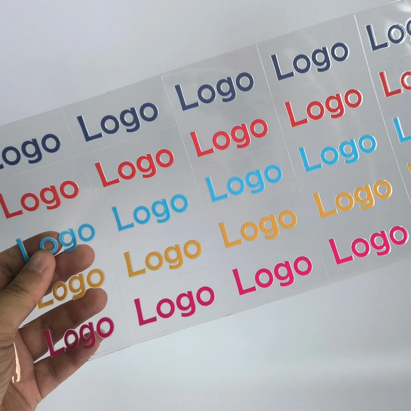 CY3 Uv transfer stickers custom logo metal stickers transfer bronzing transparent transfer stickers label for cosmetic