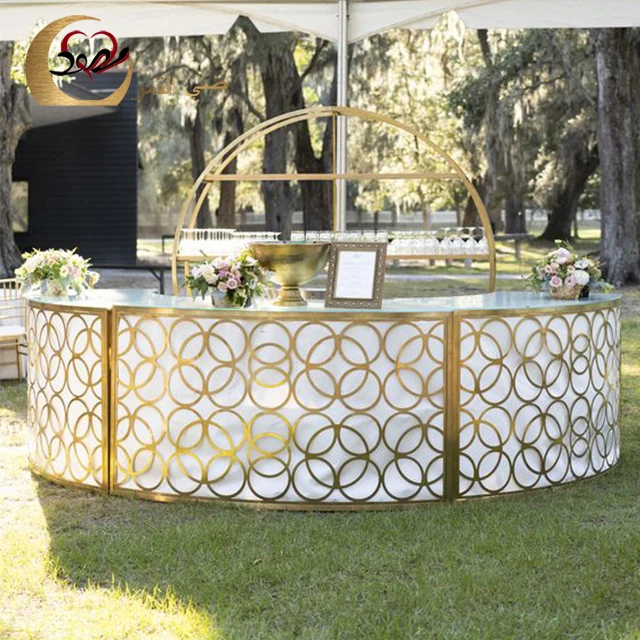 Outdoor Aluminum Frame Portable Led Pop Up Bar Counter Event