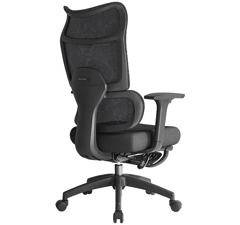 Factory wholesale quality rotating middle back chair, office mesh work office chair with wheels, Chinese fabric aluminum modern