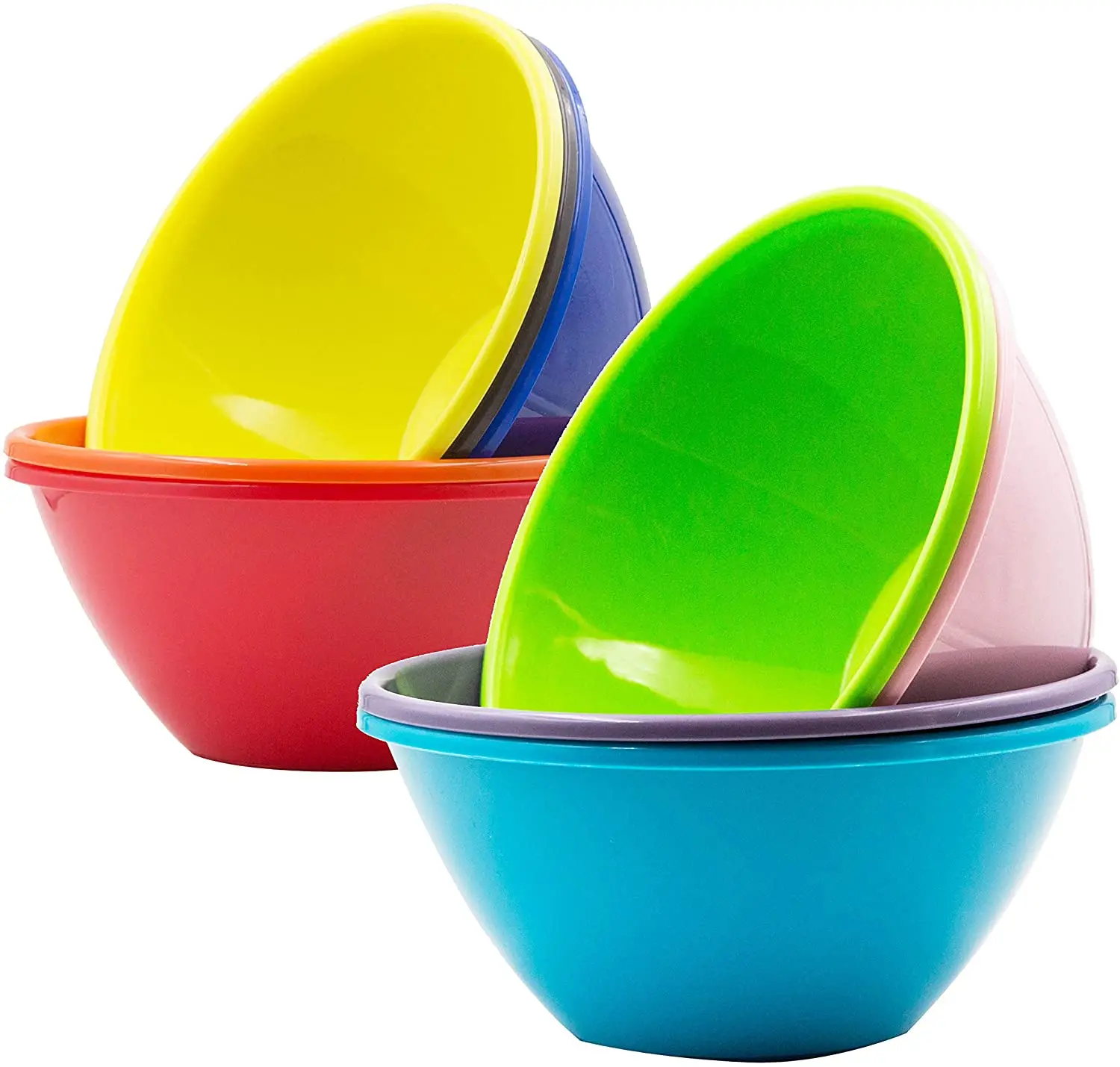 32 Ounce Plastic Bowls, Large Cereal Bowls, Microwave Dishwasher Safe