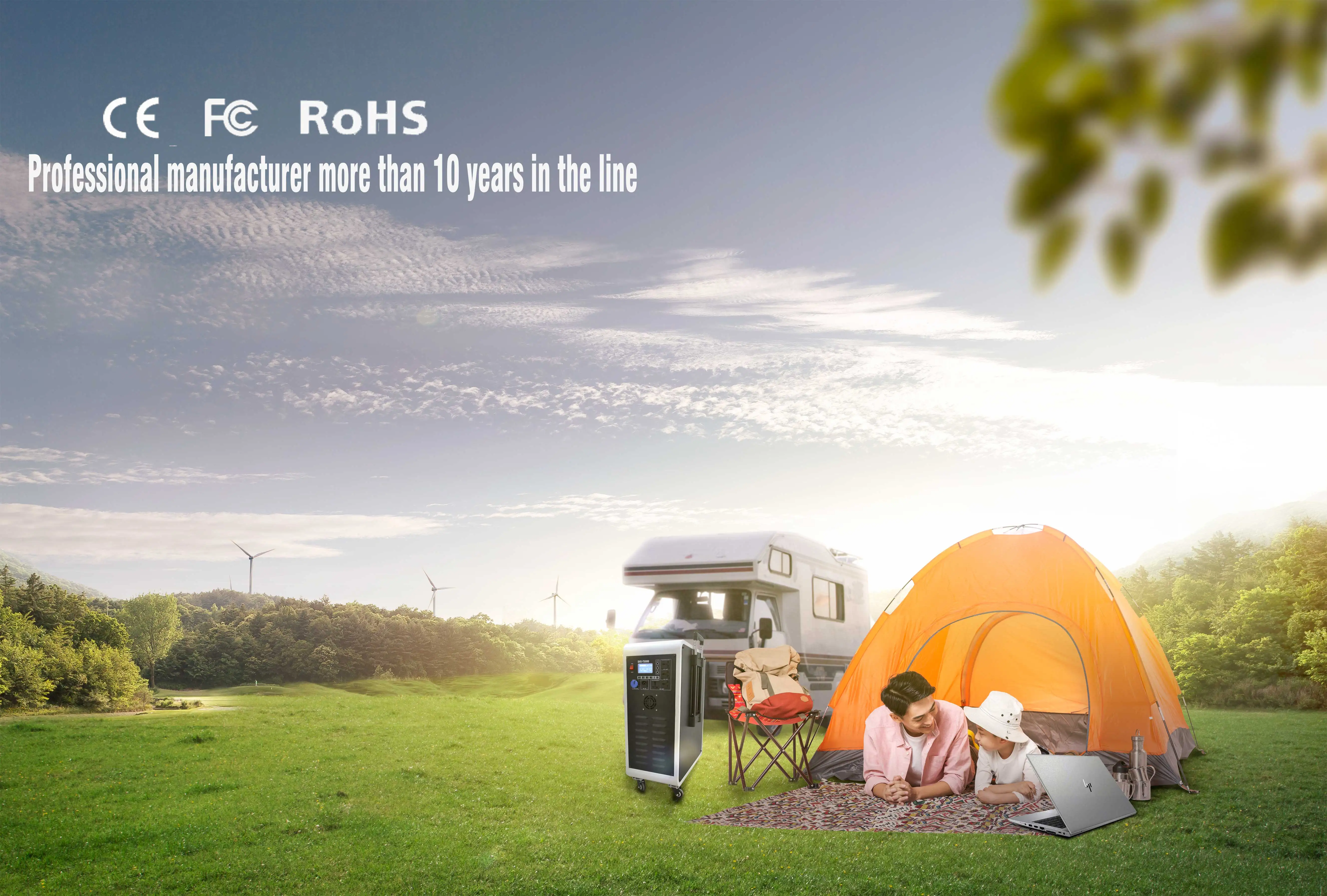 5000w large capacity energy system tragbare kraftwerk power station Lifepo4 battery solar generator portable