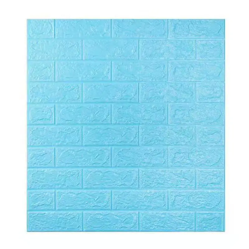 Hot Sale Modern 3D Brick Wall Stickers Embossed PE Foam Wallpaper