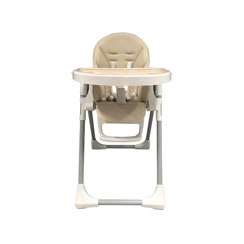 Quality guarantee folding restaurant removable invisible wheel design baby feeding chair