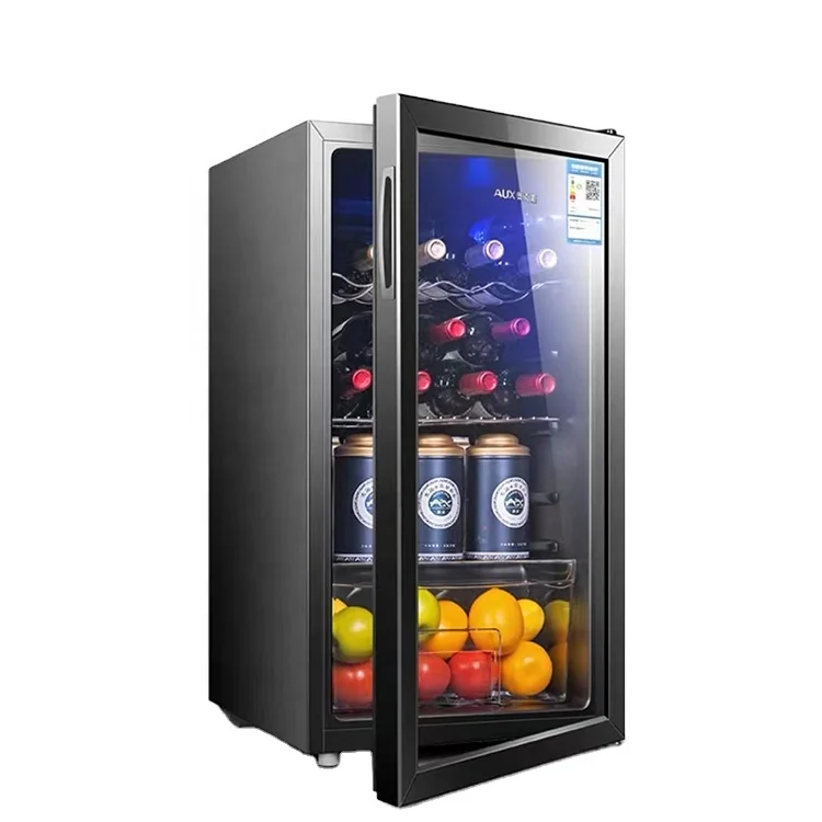 Hotel Single Door Mini Fridge for Room Portable Coolers Glass Door Fridge bar Fridge