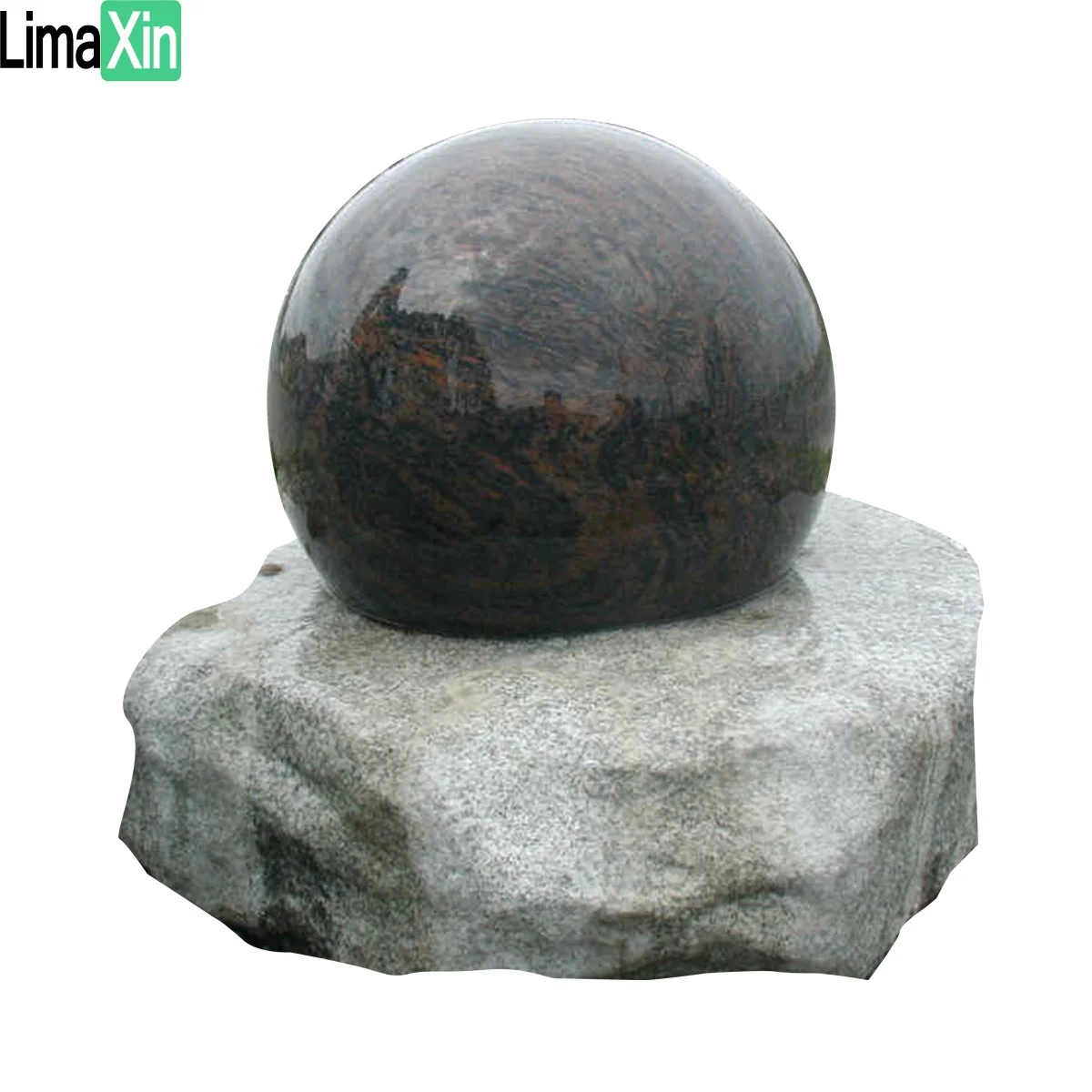 Large size high end granite ball floating fountain rotating ball fountain