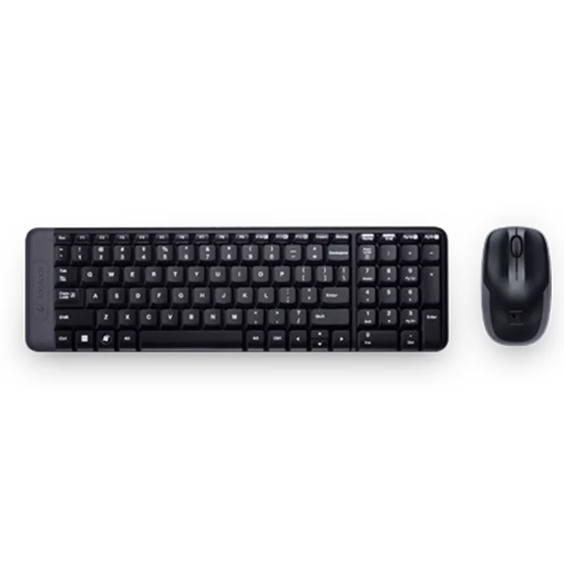 Logitech Mk220 2.4ghz Super Slim Wireless Keyboard And Mouse Combo For Office Desktop Gift Set