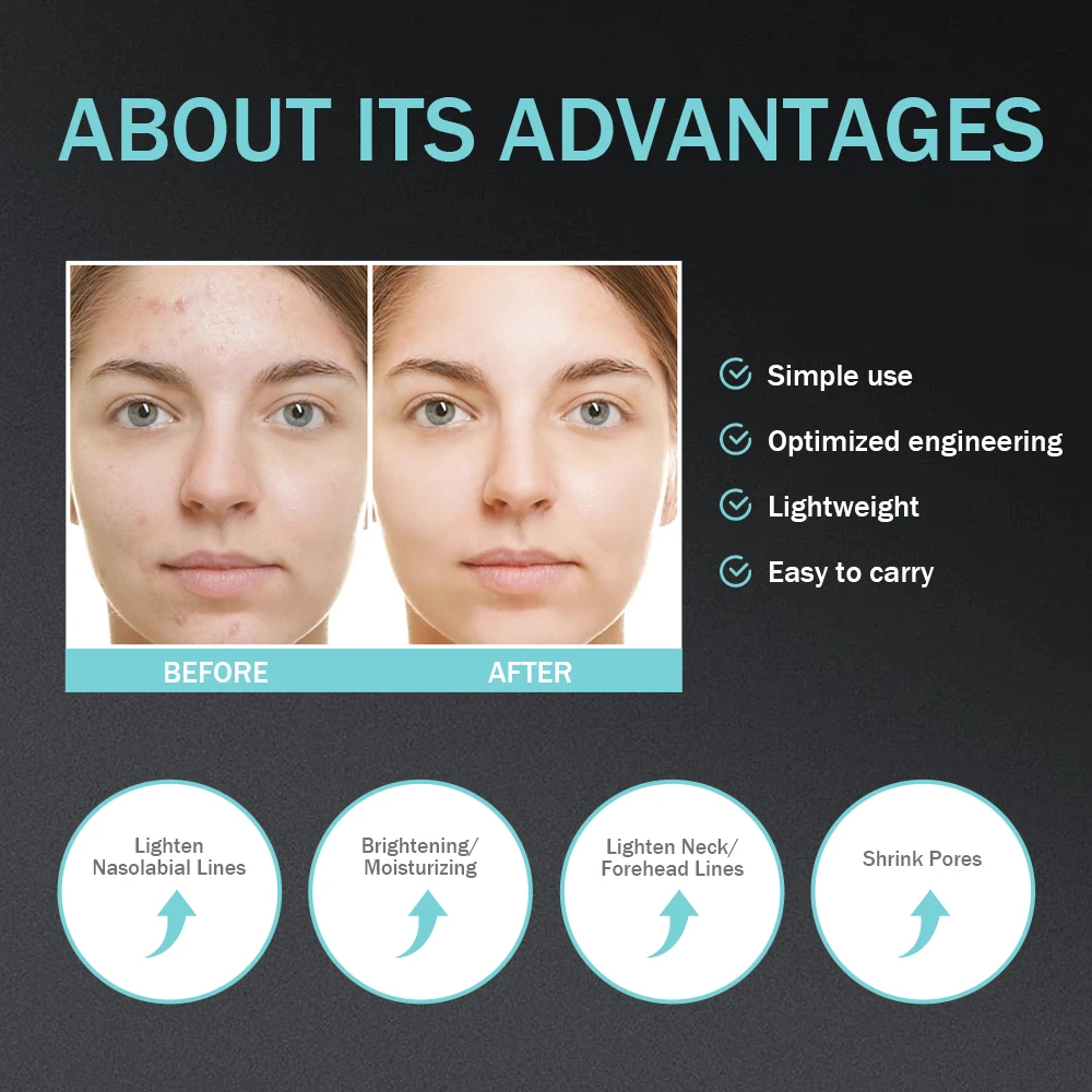 Beauty Facial Treatment Device for Anti-Aging Led Light Therapy Facial Massager Anti Wrinkle Skin Care Facial Led Wand