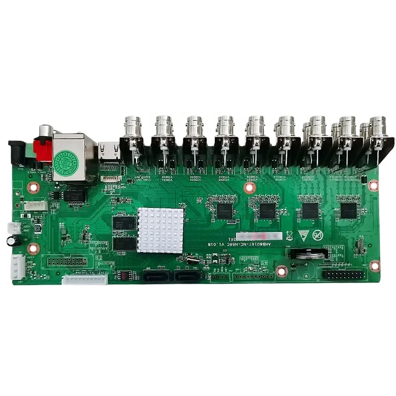 XMeye 1080N 16CH 16channel Coaxial AHD DVR  Mainboard Chip LY7016-1080N H.265+ Compression Format 16CH Playback
