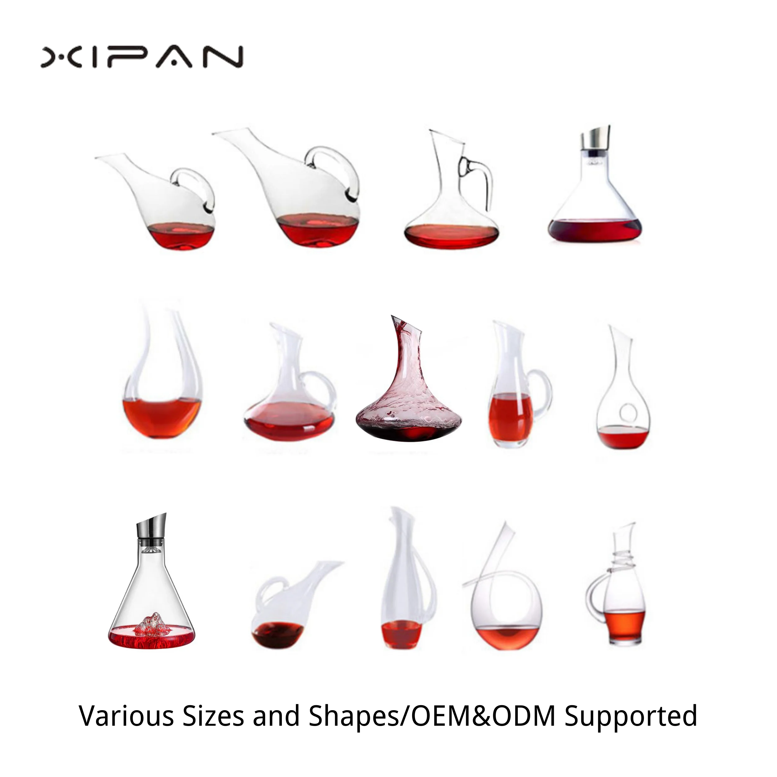 Crystal Wine Decanter Wine Glass Set Carafe Hand Blown Wine Decanter Crystal Drinking Glass Decanter set