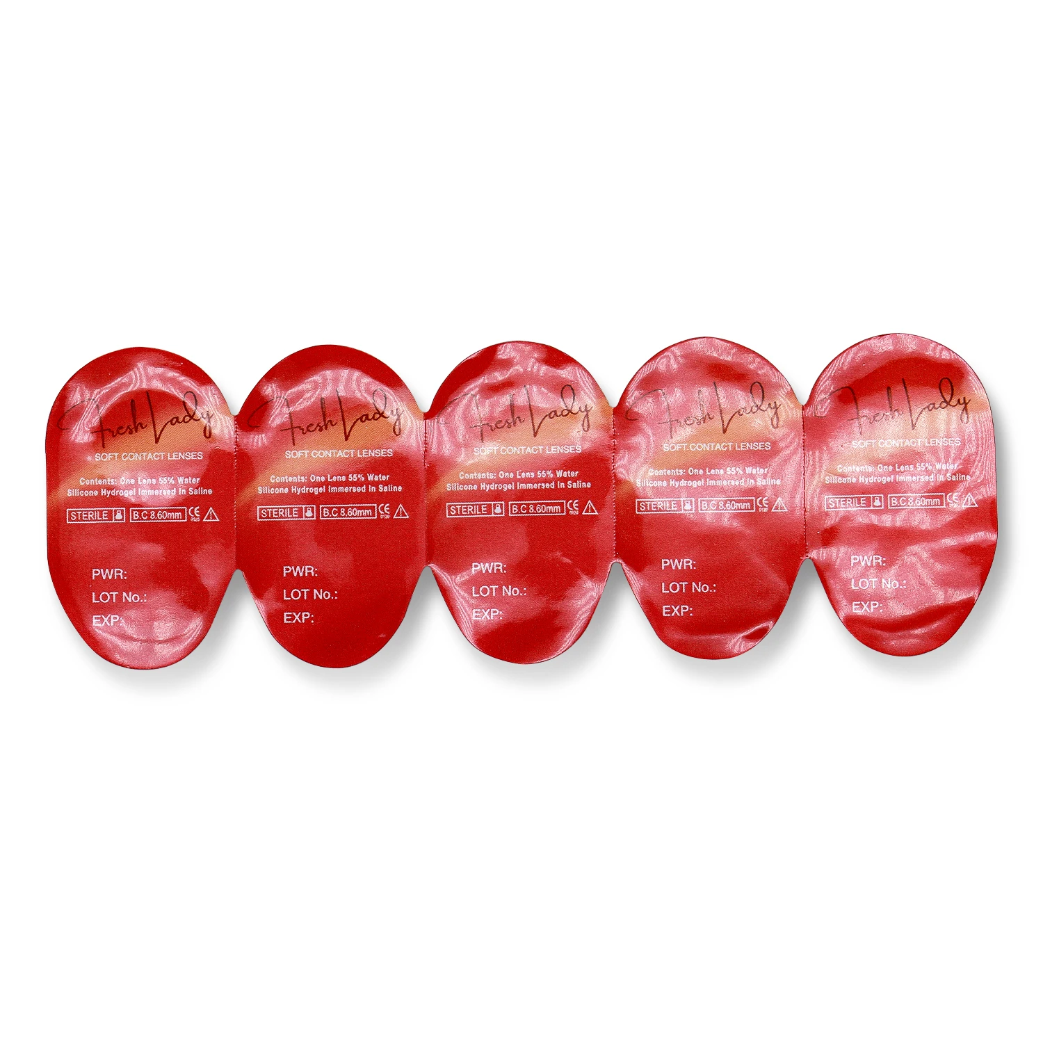 Hot Selling Fresh Lady Daily Contact Lenses New Soft Color Day Contact Lens Custom Wholesale Natural Colors Eye Contact Lenses