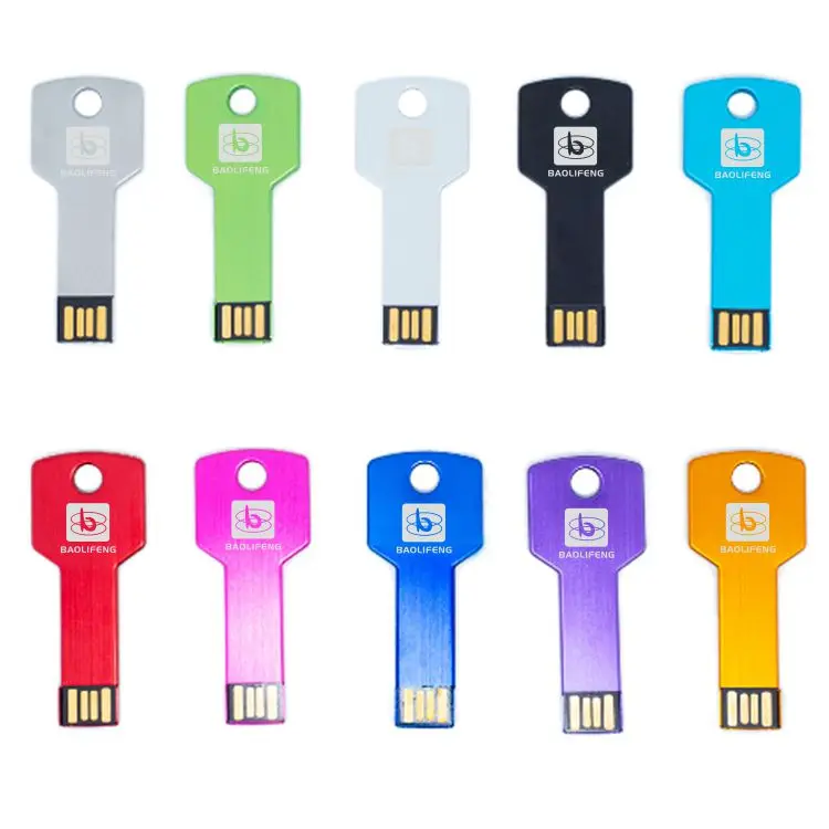 
High Quality Mini Metal Key Shape Memory Stick Gift Usb Flash Drive 2GB 4GB 8GB 16GB 32GB 64GB Pendrive Disk Key Pen Drive 
