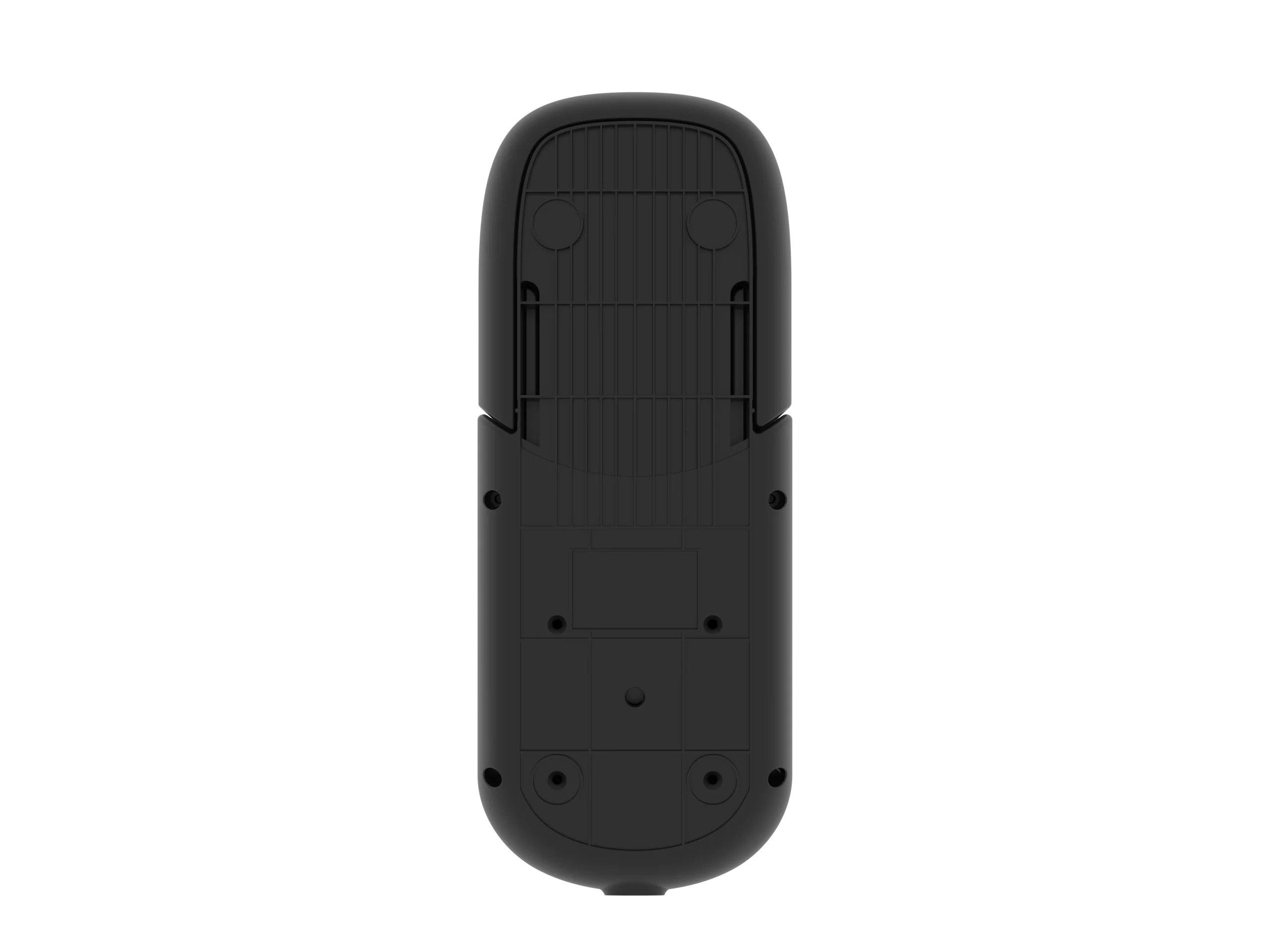 Black American capsule coffee machine, coffee machine with a choice of cup number