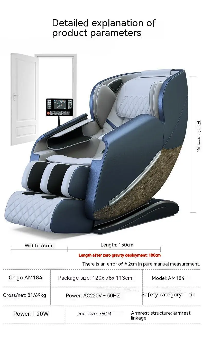 Multifunctional New Design Cheap 3D Massage Chair zero Gravity for Foot Spa Body Spa Massage Chair