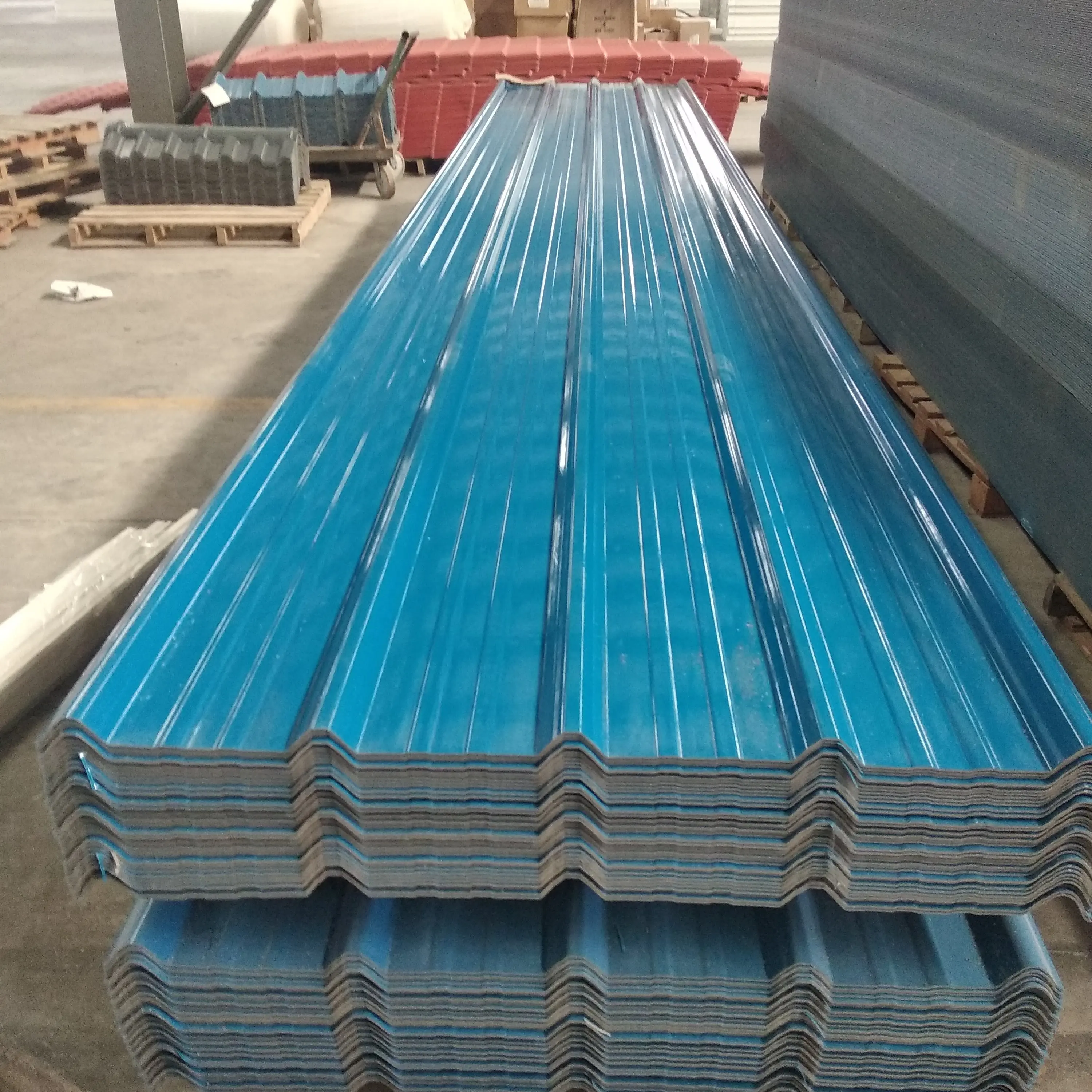 Antioxidant pvc Telha de plstico Plastic Cheap heat insulation material Heat resistant plastic sheet Farm house Sheet roof tile