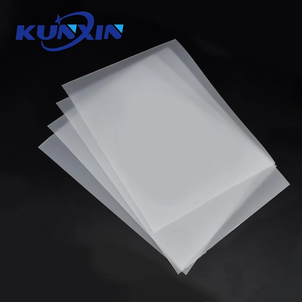 Kunxin Flexible Optical Pet Diffuser Panel 0.11mm 0.125mm Light Opal Diffusion Film Led Sheet for Lunminaires