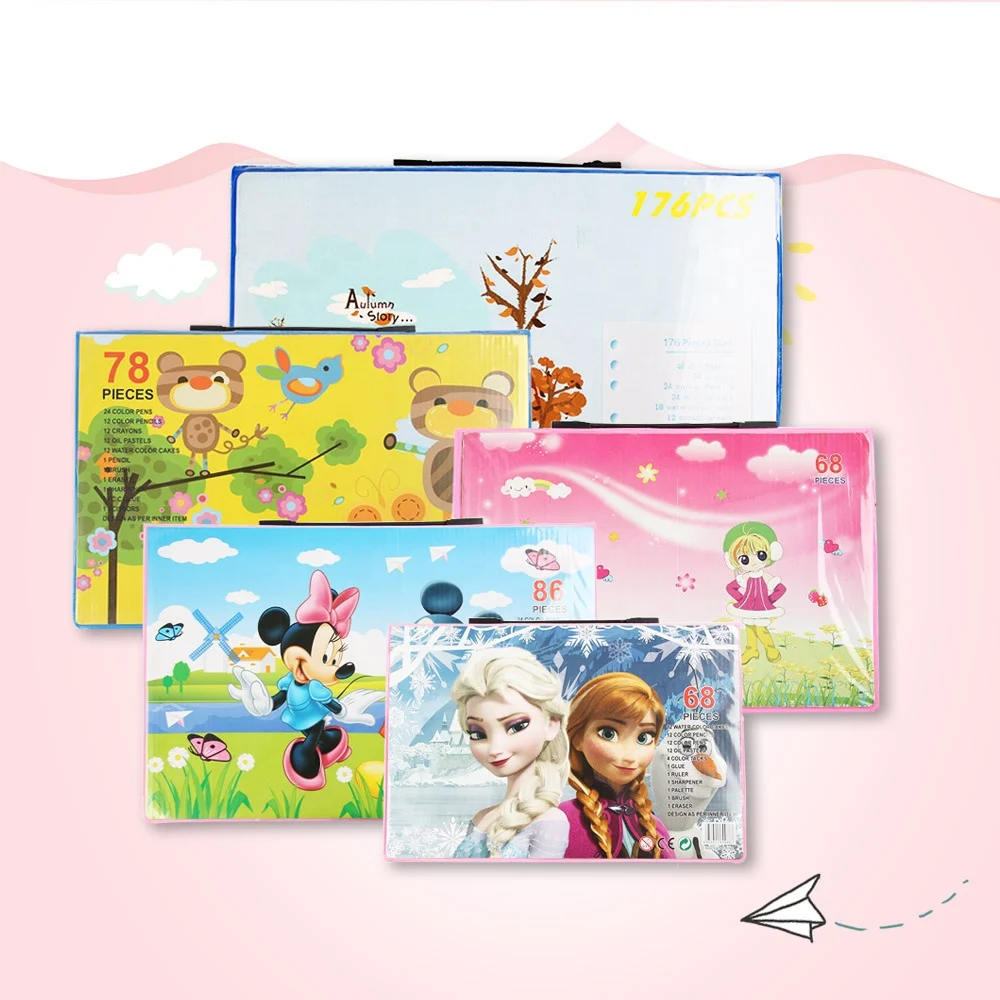 Детские игрушки художественные принадлежности «сделай сам» 208 шт. набор кистей для рисования с доской для рисования