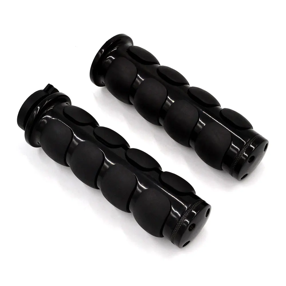 Motorcycle Hand Grips for Harley Davidson Choppers with Dual Cable Throttle Controls