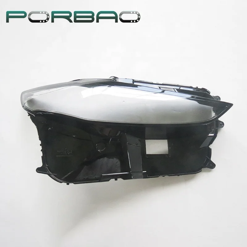 PORBAO car black border transparent headlight glass lens cover 19-23 year for CX30
