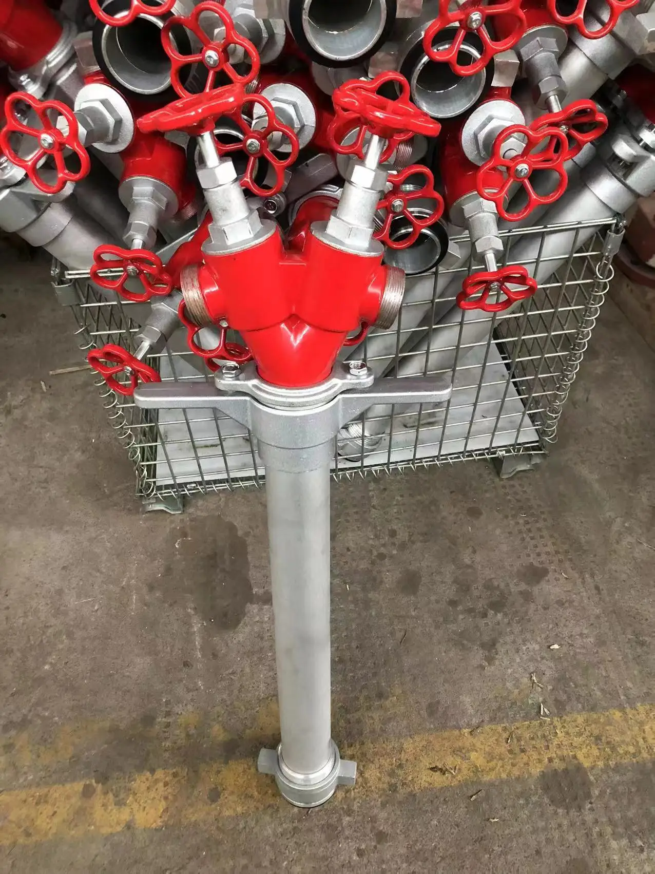 Aluminum fire hydrant 2/3 way standpipe factory price for sale
