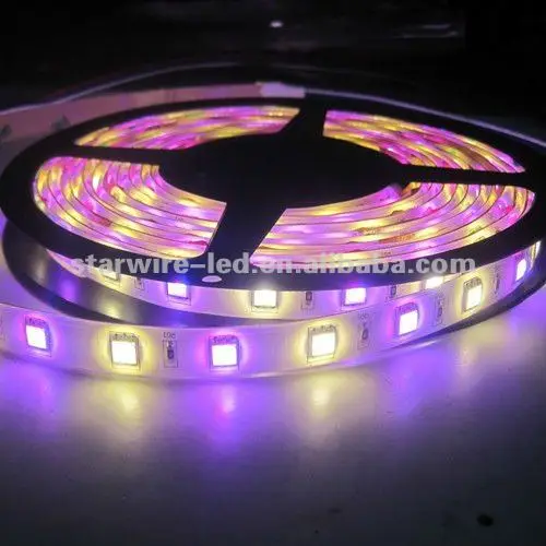 2021 Wholesale new design led light 4 color in 1 chip RGB color changeable tape 14.4W/m RGB+white led strip light 5050 ip65
