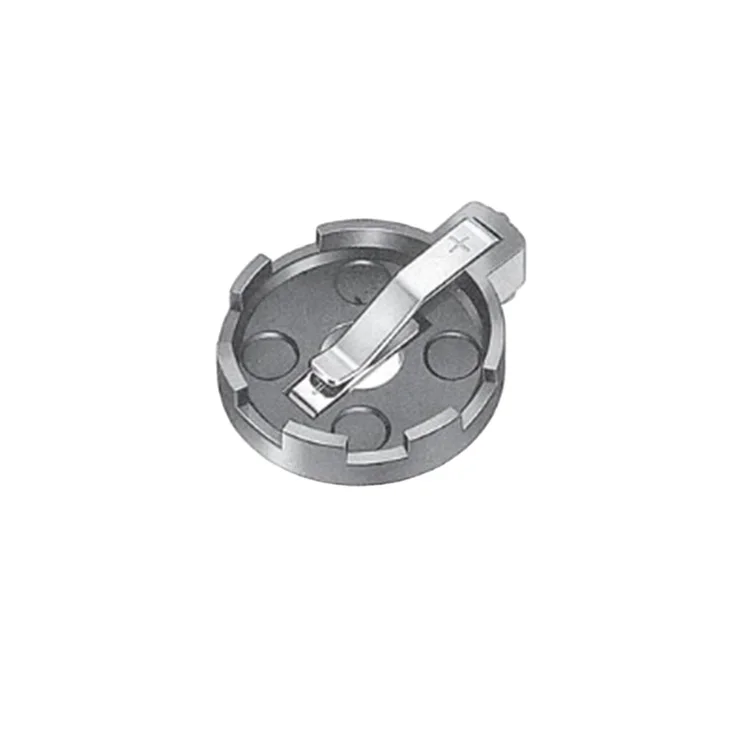 Chinese Manufacturer Cylindrical Snap Button 9V Voltage Battery Holder CR2032 for Toys Electronic Equipment