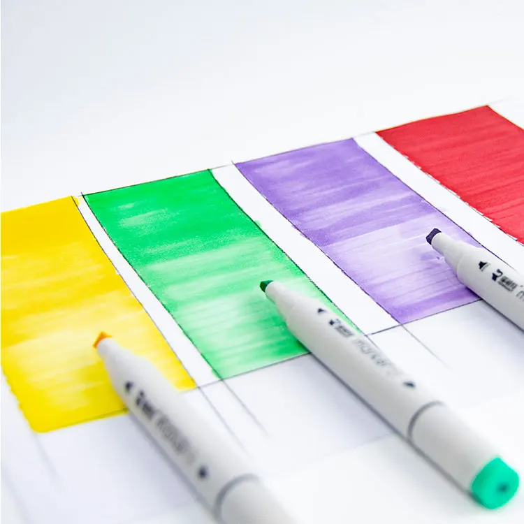 Marking Alcohol Based Brush 80 2 Tips Pen Colors 264 262 Markar Art Marco Markers