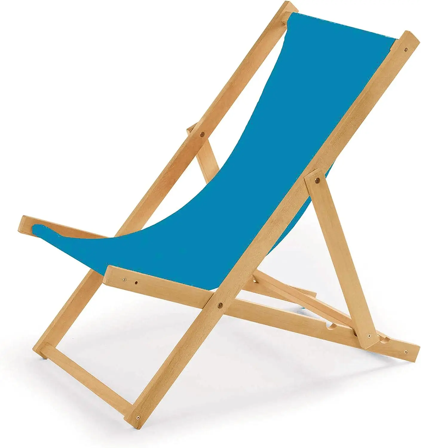 Outdoor Chair Fashionable Camping Folding Beach Chair Wooden Deck Chair Garden Lounger Mailing Order Pack