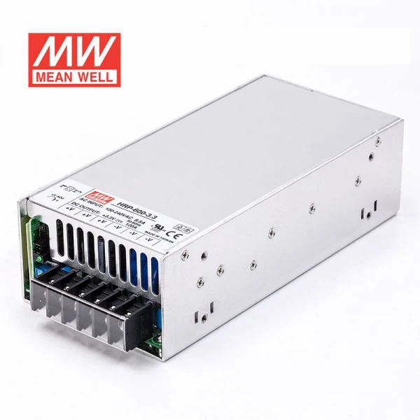 HRPG-600-48 MEAN WELL OLP@|C.C. with 5V sb & no load <0.75W  48 V 13 A PFC 1U  AC-DC   switching power supply